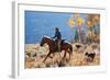 Cowgirl and Her Dogs-Terry Eggers-Framed Photographic Print