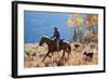 Cowgirl and Her Dogs-Terry Eggers-Framed Photographic Print