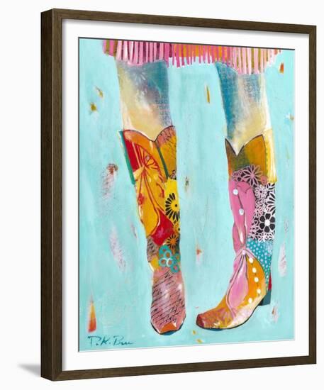 Cowgirl Boots-Pamela K. Beer-Framed Art Print