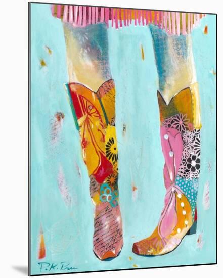 Cowgirl Boots-Pamela K. Beer-Mounted Art Print