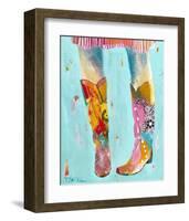 Cowgirl Boots-Pamela K. Beer-Framed Art Print