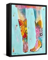 Cowgirl Boots-Pamela K. Beer-Framed Stretched Canvas