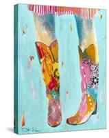 Cowgirl Boots-Pamela K. Beer-Stretched Canvas