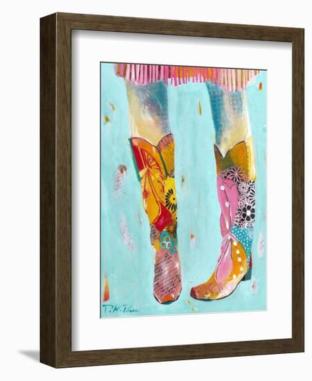 Cowgirl Boots-Pamela K. Beer-Framed Art Print