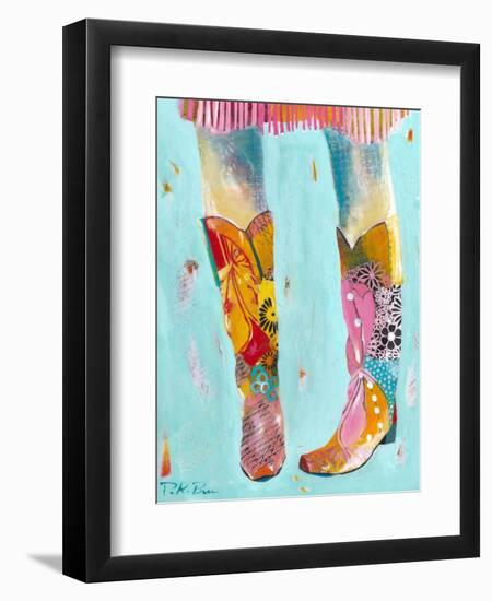 Cowgirl Boots-Pamela K. Beer-Framed Art Print