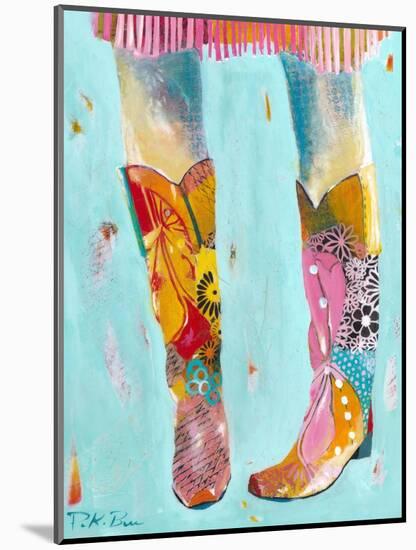 Cowgirl Boots-Pamela K. Beer-Mounted Art Print