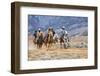Cowgirl & Cowboy at Full Gallop-Terry Eggers-Framed Premium Photographic Print