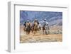 Cowgirl & Cowboy at Full Gallop-Terry Eggers-Framed Premium Photographic Print