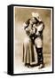 Cowgirl Dancing with Cowboy-null-Framed Stretched Canvas