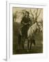 Cowgirl Performer: "Lone Star May Mackey"-null-Framed Art Print