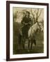 Cowgirl Performer: "Lone Star May Mackey"-null-Framed Art Print