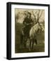 Cowgirl Performer: "Lone Star May Mackey"-null-Framed Art Print