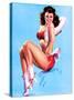 Cowgirl Pin-Up c1940s-Billy De Vorss-Stretched Canvas