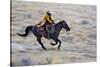 Cowgirl Riding the Range-Terry Eggers-Stretched Canvas