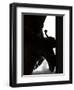 Cowgirl's Boot Silhouette, Flitner Ranch, Shell, Wyoming, USA-Carol Walker-Framed Premium Photographic Print