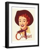 Cowgirl-Richard Weiss-Framed Art Print