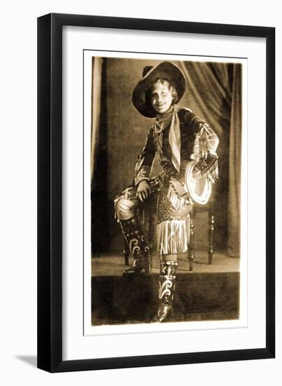 Cowgirl-null-Framed Art Print