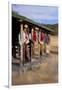Cowgirls and Cowboys outside a Cabin-Terry Eggers-Framed Photographic Print