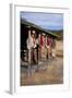 Cowgirls and Cowboys outside a Cabin-Terry Eggers-Framed Photographic Print