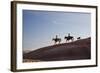 Cowgirls and Dogs along the Ridge of the Painted Hills-Terry Eggers-Framed Photographic Print