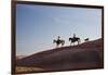 Cowgirls and Dogs along the Ridge of the Painted Hills-Terry Eggers-Framed Photographic Print