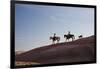 Cowgirls and Dogs along the Ridge of the Painted Hills-Terry Eggers-Framed Photographic Print