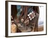 Cowgirls Boot & Saddle-Terry Eggers-Framed Photographic Print