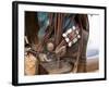 Cowgirls Boot & Saddle-Terry Eggers-Framed Photographic Print