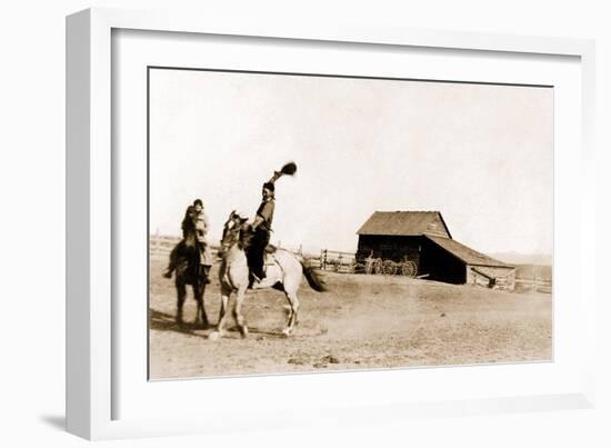 Cowgirls on Range-null-Framed Art Print