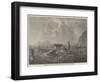 Cowherds and Cattle, in Evening-null-Framed Giclee Print