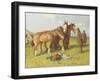 Cowhill Fair, C.1900-1919-John Atkinson-Framed Giclee Print