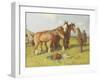 Cowhill Fair, C.1900-1919-John Atkinson-Framed Giclee Print