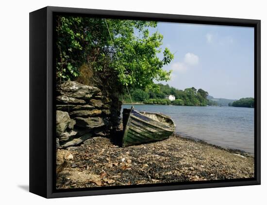 Cowlands and Combe Creeks off River Fal, Near Truro, Cornwall, England, United Kingdom-Richard Ashworth-Framed Stretched Canvas