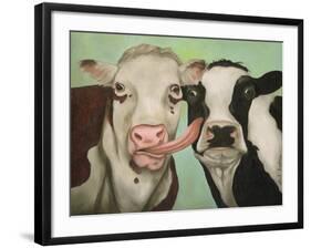 Cowlicous-Leah Saulnier-Framed Giclee Print