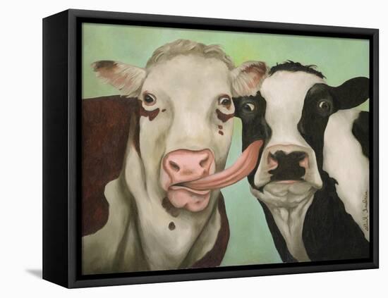 Cowlicous-Leah Saulnier-Framed Stretched Canvas