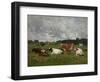 Cows at the Pasture-Eug?ne Boudin-Framed Giclee Print