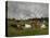 Cows at the Pasture-Eug?ne Boudin-Stretched Canvas