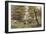 Cows By Bridge-Bill Makinson-Framed Giclee Print