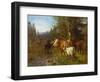 Cows by the water post-Anders Askevold-Framed Giclee Print