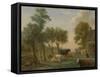 Cows in a Meadow Near a Farm, Paulus Potter-Paulus Potter-Framed Stretched Canvas