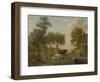 Cows in a Meadow Near a Farm, Paulus Potter-Paulus Potter-Framed Art Print