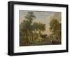 Cows in a Meadow Near a Farm, Paulus Potter-Paulus Potter-Framed Art Print