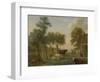 Cows in a Meadow Near a Farm, Paulus Potter-Paulus Potter-Framed Art Print