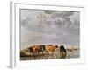 Cows in a River, C.1650-Aelbert Cuyp-Framed Giclee Print