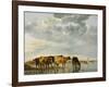 Cows in a River-Aelbert Cuyp-Framed Giclee Print