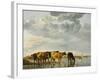 Cows in a River-Aelbert Cuyp-Framed Giclee Print