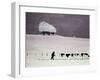 Cows in a Snowstorm-Maggie Rowe-Framed Giclee Print