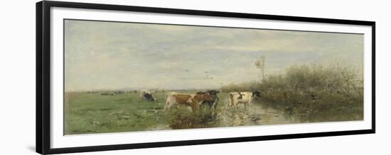 Cows in a Soggy Meadow-Willem Maris-Framed Premium Giclee Print