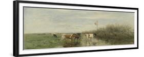 Cows in a Soggy Meadow-Willem Maris-Framed Premium Giclee Print