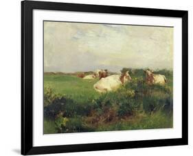 Cows in Field, 1895-Walter Frederick Osborne-Framed Giclee Print